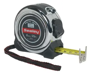 Sealey Professional Tape Measure 8m(26ft) SMT8P