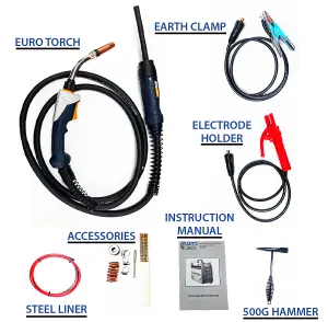 Autojack Professional Inverter Welder Synergic Pulsed MIG MAG MMA Welding