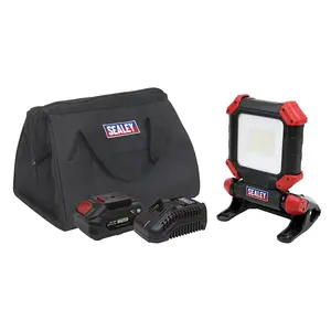 Sealey 20V 4Ah SV20 Series Cordless SMD LED 1800lm Worklight Kit CP20VCLKIT1