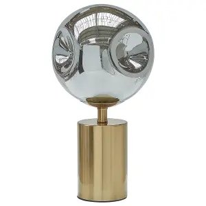 Beliani Modern Metal Table Lamp Brass BOYD