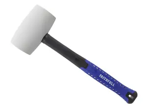 Faithfull White Fibreglass Rubber Mallet Hammer 32oz FAIRMWF32