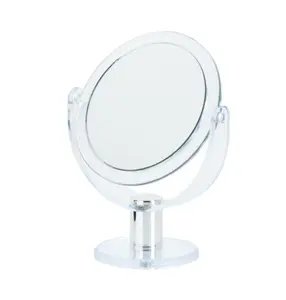 Round Plastic Cosmetic Magnifying Mirror Small