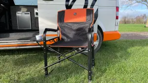 OLPRO Directors Chair - Black & Orange