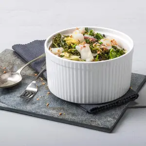 WM Bartleet & Sons Large Porcelain Souffle Dish, 18cm