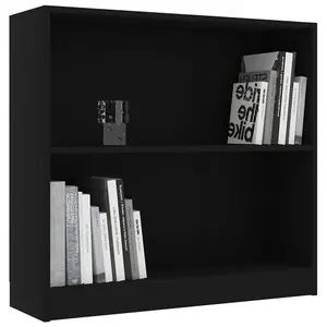 Berkfield Bookshelf Black 80x24x75 cm Engineered Wood