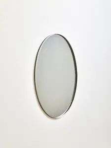 Interiors by Premier Versatile Wall Mirror With Silver Finish Frame, Reflective Hallway Mirror, Lounge Mirror for Home Office