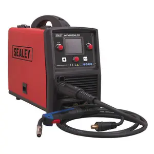 Sealey Inverter Welder MIG, TIG & MMA 200A with LCD Screen INVMIG200LCD