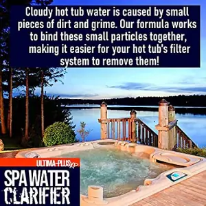 ULTIMA-PLUS XP Spa Water Clarifier - Transforms Hot Tub Water From Cloudy and Dirty to Crystal Clear 15L