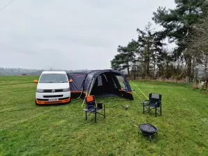 Cocoon Breeze v2 Campervan Awning (Charcoal/Orange)