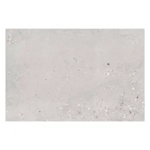 Mythos Matt White Stone Effect Porcelain Outdoor Tile - Pack of 20, 10.8m² - (L)600x(W)900mm