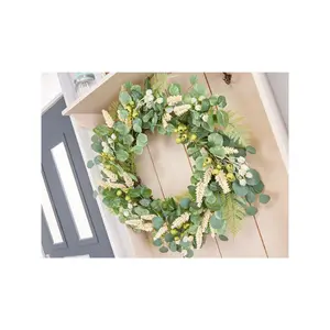 Faux Eucalyptus 80cm Wreath