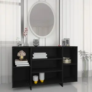 Glynna 120Cm Wide Sideboard Black