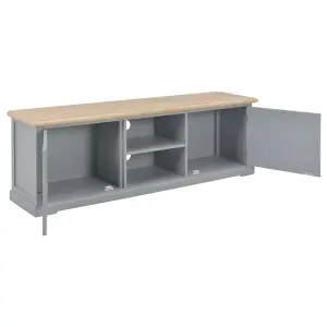 Berkfield TV Cabinet Grey 120x30x40 cm Wood