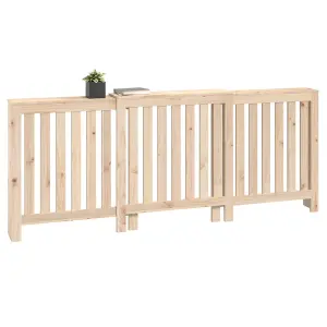 Berkfield Radiator Cover 210x21x85 cm Solid Wood Pine