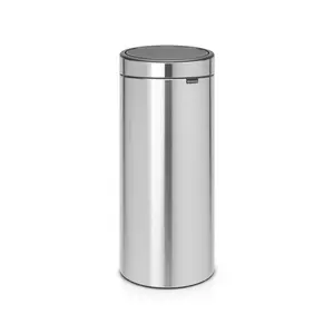 Brabantia 30 Litre Touch Bin Matt Steel