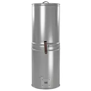 Smoker barrel 90cm, 30cm diameter, galvanized steel