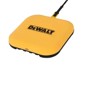 Dewalt Wireless QI Fast Charging Phone Charger Pad with Kevlar Type C USB Cable