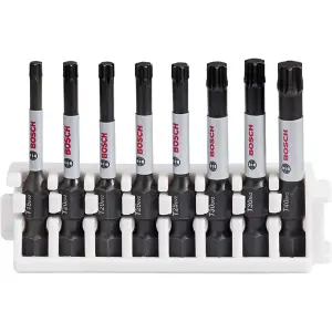 Bosch Professional Impact Power Bit Insert Pack 50mm - T15, T20 (x2), T25 (x2), T30 (x2), T40 - Pick & Clic