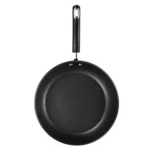 Circulon Total Black Round Hard Anodised Aluminium Non-Stick Covered Skillet Pan 31cm