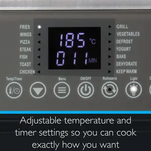 15 L Gourmet Professional Clean Cook Airfryer Oven