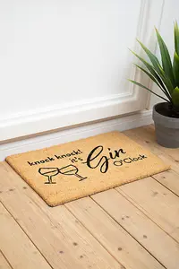 Maison by Premier Filta Gin O Clock Doormat