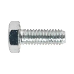 Sealey HT Setscrew M6 x 16mm 8.8 Zinc Plated DIN 933 - Pack of 50 Pieces SS616