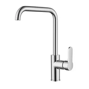 VURTU Aphrodite D Shape Single Lever Tap, 345(H) x 107(W), Chrome, 492104