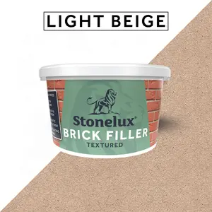 Stonelux Brick Repair Filler 0.7kg Light Beige Filler Brick Effect Filler