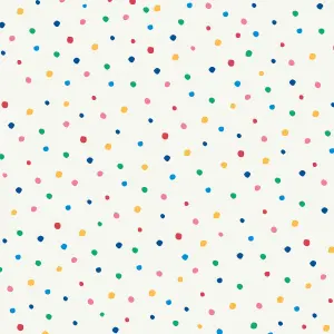 Joules Multicolour Spot Smooth Wallpaper Sample