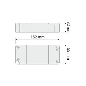 Transformer Power Supply / Driver for Led Strips - Power 65W