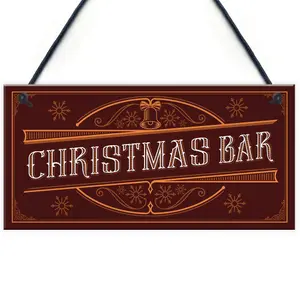 Christmas Decoration For Bar Home Bar Pub Sign Home Decor Family Christmas Gift