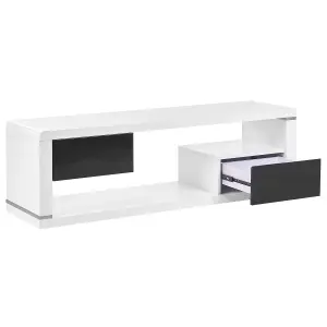 Beliani Modern TV Stand White SPOKAN