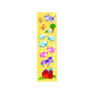 Amscan Farm Animals Sticker Sheet (Pack of 8) Multicoloured (One Size)