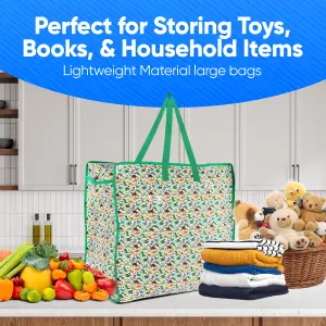 Woven Storage Laundry Bag - Assorted Designs