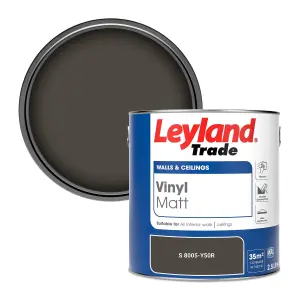 Leyland Trade Vinyl Matt Walls & Ceilings Emulsion Paint (S 8005-Y50R) 2.5L