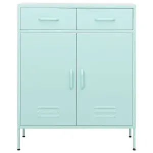 Berkfield Storage Cabinet Mint 80x35x101.5 cm Steel