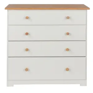 Soft white 4 drawer chest, Colorado Range