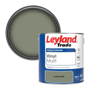 Leyland Trade Vinyl Matt Walls & Ceilings Emulsion Paint (S 5010-G50Y) 2.5L