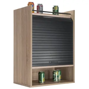 Eoin Kitchen Pantry Oak/Black