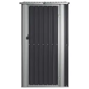 Berkfield Garden Shed Anthracite 118.5x97x209.5 cm Galvanised Steel