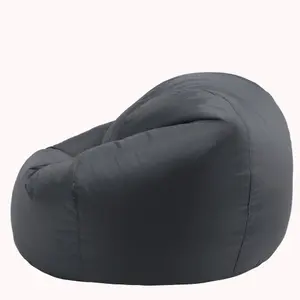 Veeva Classic Indoor Outdoor Bean Bag Slate Grey Bean Bag Chair