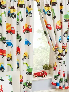 Trucks and Transport Lined 72'' Curtains