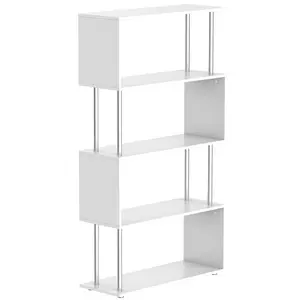 Charest 145cm H x 80cm W Standard Bookcase Matte White