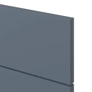 GoodHome Alisma Matt blue Slab Door & drawer 500mm