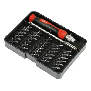 Sealey Precision Bit Screwdriver Set 32 Pieces Slotted Phillips TRX-Star AK97328