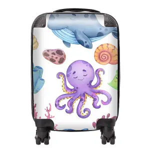 Children'S Sea Life Suitcase - Small