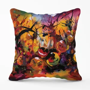 Abstract Halloween Painting Outdoor Cushion 45cm x 45cm