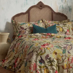 EW by Edinburgh Weavers Morton Floral Cotton Sateen Duvet Cover Set