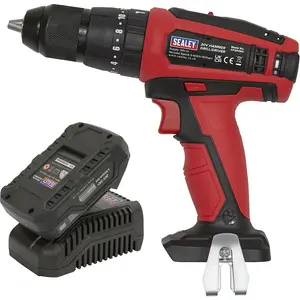 20V Hammer Drill Driver Kit - Includes 2Ah Battery & Charger - Storage Bag