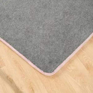 Rugs for Living Room Soft Plush Mat Large Carpet, Blush - 160 x 230cm